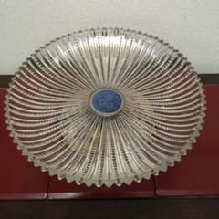 再値下げ］林九郎窯 古伊万里亀甲 コンポート ガラスと陶器コンポート