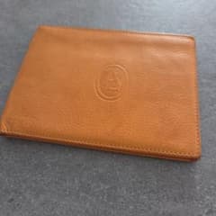 almedo 二つ折り財布 キャメル レザーのサムネイル