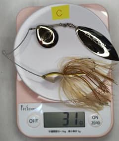 スピナーベイト 31g ゴールド系ブレードのサムネイル