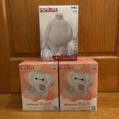 ベイマックス SOFVIMATESきゅむころフィギュア、ソフビ貯金箱 3個セット