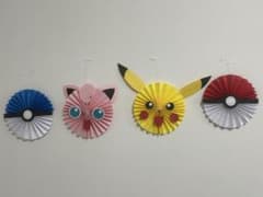 ポケモン ペーパーファン 誕生日飾り付けセットのサムネイル