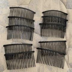 ヘアコーム 20本足 ブラック 10個のサムネイル