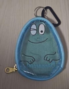 ★バーバパパ ダイカットポーチ ブルー★