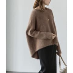 noble クリーニング済 ファーニットワイドプルオーバー ラクーン