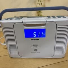 東芝 防水CD クロックラジオ TY-CDB5 ホワイトのサムネイル