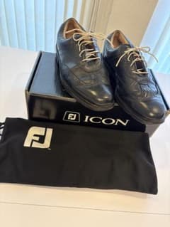 FJ フットジョイ ICON ゴルフシューズ 26 WIDE - メルカリ
