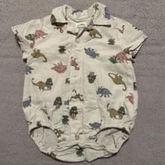 恐竜柄 ロンパース