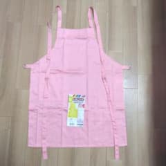 男女兼用 エプロン ピンク フリーサイズのサムネイル