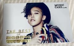 BIGBANG G-DRAGON ミュージックカードのサムネイル
