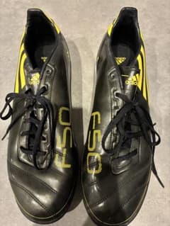 adidas F50 ブラック/イエロー スパイクシューズ - メルカリ