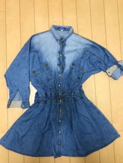 ☆バーバリーブルーレーベル☆デニムワンピース☆西野カナ着用のサムネイル