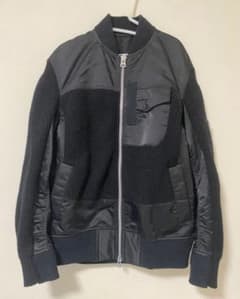 sacai MA-1 フライトジャケット ブラックのサムネイル