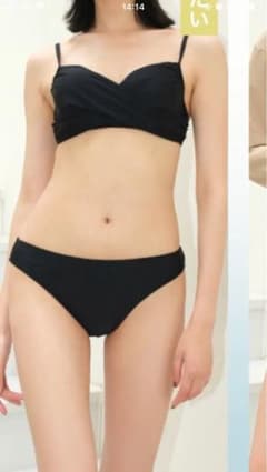 水着 レディース ビキニ オトナ女子 黒ビキニ20代 30代 40代 50代のサムネイル