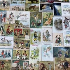 フランスアンティーク☆クロモスカード40枚セット☆POL02 - メルカリ