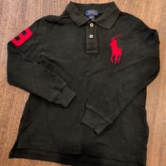 Polo Ralph Lauren 長袖ラガーシャツ ブラック 120cmのサムネイル
