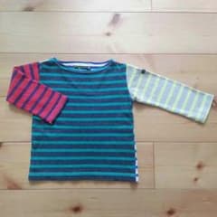 デニム&ダンガリー★クレイジーボーダーロンT★90のサムネイル