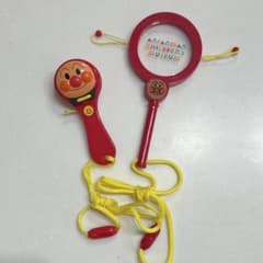 アンパンマン こどもミュージアム カスタネット.でんでん太鼓　 2点セットのサムネイル