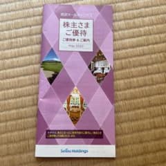 西武ホールディングス 株主優待券のサムネイル