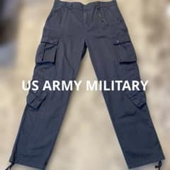 US ARMY MILITARY アメリカ軍カーゴパンツ ネイビー ワークパンツのサムネイル