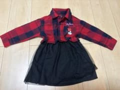 BABYDOLL ミニーマウス ワンピース 90cm チェック柄のサムネイル