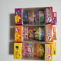 ポケモンマスキングテープ4個セットまとめ売りのサムネイル