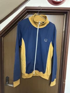 FRED PERRY ジップアップジャージ M ネイビー/イエローのサムネイル
