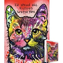 Ingooood-ジグソーパズル - 絵画シリーズ - カラフルな猫のサムネイル