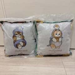 mofusandモフサンド × 日比谷花壇 ゴブラン織クッション冬2種2セット mofusandxHIBIYA-KADAN_gobelin-