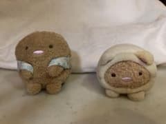 すみっこぐらし　トンカツ　ミニぬいぐるみのサムネイル