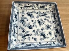 【値下】たち吉 遊魚 角盛鉢のサムネイル