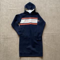 Champion フード付きワンピース M ネイビーのサムネイル