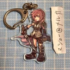 ファイナルファンタジー ビックアクリルキーホルダー クラウド ライトニングセット ファイナルファンタジー ビックアクリルキーホルダー クラウド
