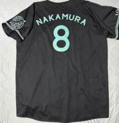 千葉ロッテマリーンズ レプリカユニフォーム ブラックサマー BSW 中村