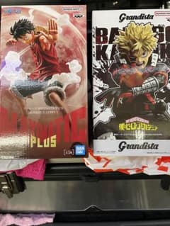 未開封』フィギュア ワンピースルフィ & ヒロアカ爆豪勝己 2体まとめ