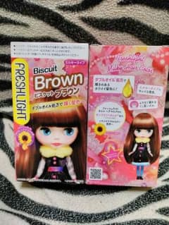 フレッシュライト　ミルキーヘアカラー　ビスケットブラウンのサムネイル