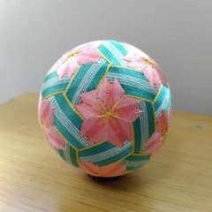 手鞠 手毬 てまり 桜 可愛い 和 ピンク ブルー グリーン - メルカリ