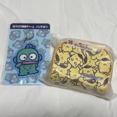 サンリオキャラクター大賞 刺繍チャーム ハンギョドン ポーチ ポムポムプリンのサムネイル
