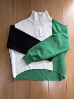 SLY ジップアップクロップドトップス ジップアップニットのサムネイル