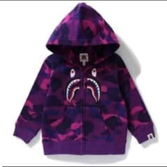 【専用１１０】 BAPE KIDS COLOR CAMO SHARK　バーカー♪のサムネイル