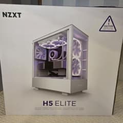 値下げ【 新品未使用】NZXT H5 Elite ホワイト（外箱にのみ汚れ有り） 新品未使用】NZXT H5 Elite ホワイト（外箱だけ汚れ有り） - メルカリ