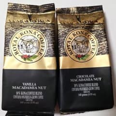ロイヤルコナコーヒーブレンド 140g×2袋 バニラチョコレートマカダミア