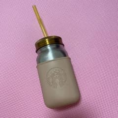 スタバ タンブラー メイソンジャー ベージュ 473mlのサムネイル