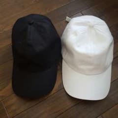 無地キャップ白黒セット!!のサムネイル