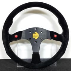 モモ MOD.80 RS 350mm スエードステアリング ホーンボタン付 良品 m77594470930_1.jpg?1775567915