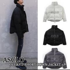 asclo ダウンジャケット ブラックのサムネイル