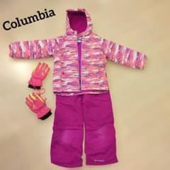 Columbia 子ども用スノーウェア XSサイズ 手袋付きのサムネイル