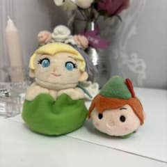 Disney ピーターパン ティンカーベル ぬいぐるみ 2個セットのサムネイル