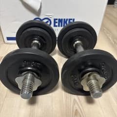 STRONGER 可変式ダンベル 約17kg 2本セット ネジ式 - メルカリ
