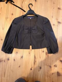 M'S GRACY ブラウン　ボレロジャケット 38（Mサイズ）のサムネイル