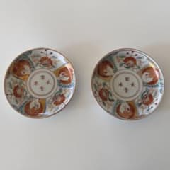 古伊万里 可愛い小皿 色絵 皿 2枚セット 骨董品 - メルカリ